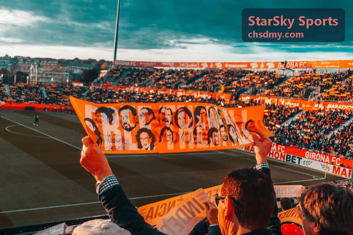 StarSky Sports 赛事直播频道在大屏上的观看画面